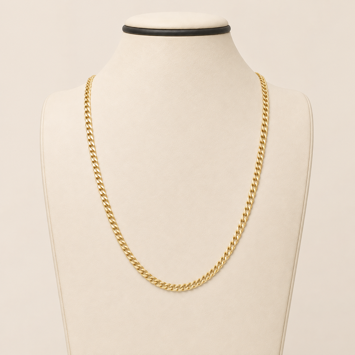 10K Yellow Gold Solid Chain