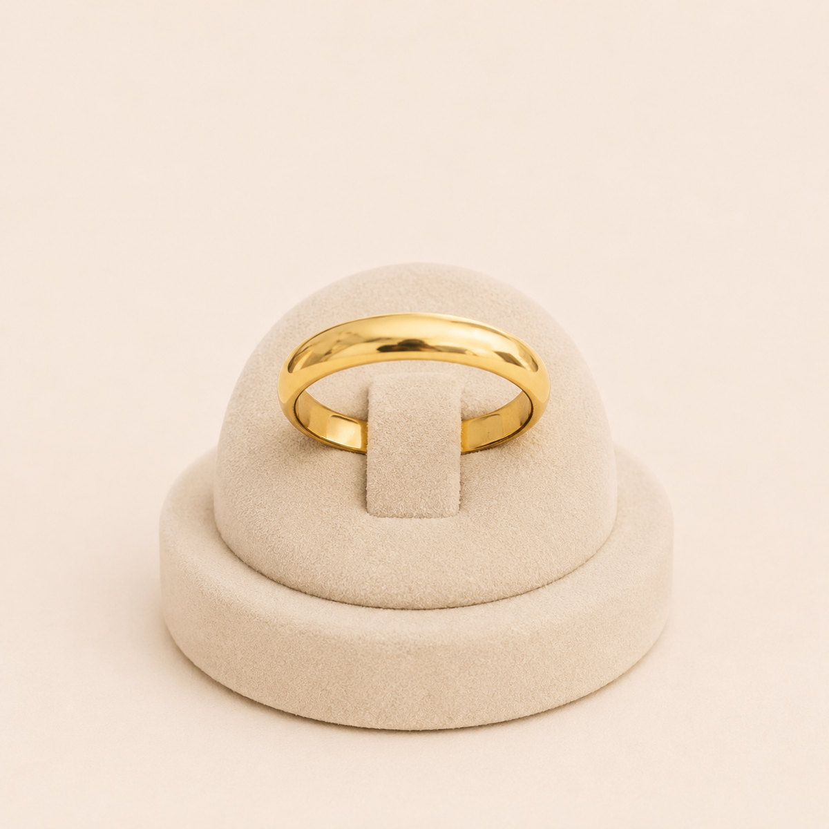 14K Gold Wedding Band for Men