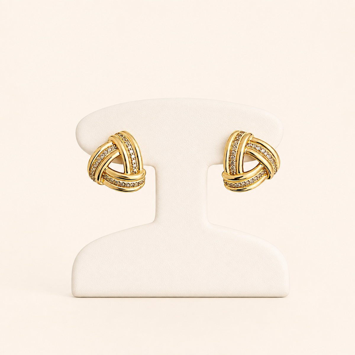 10K Gold Infinity Knot Earrings