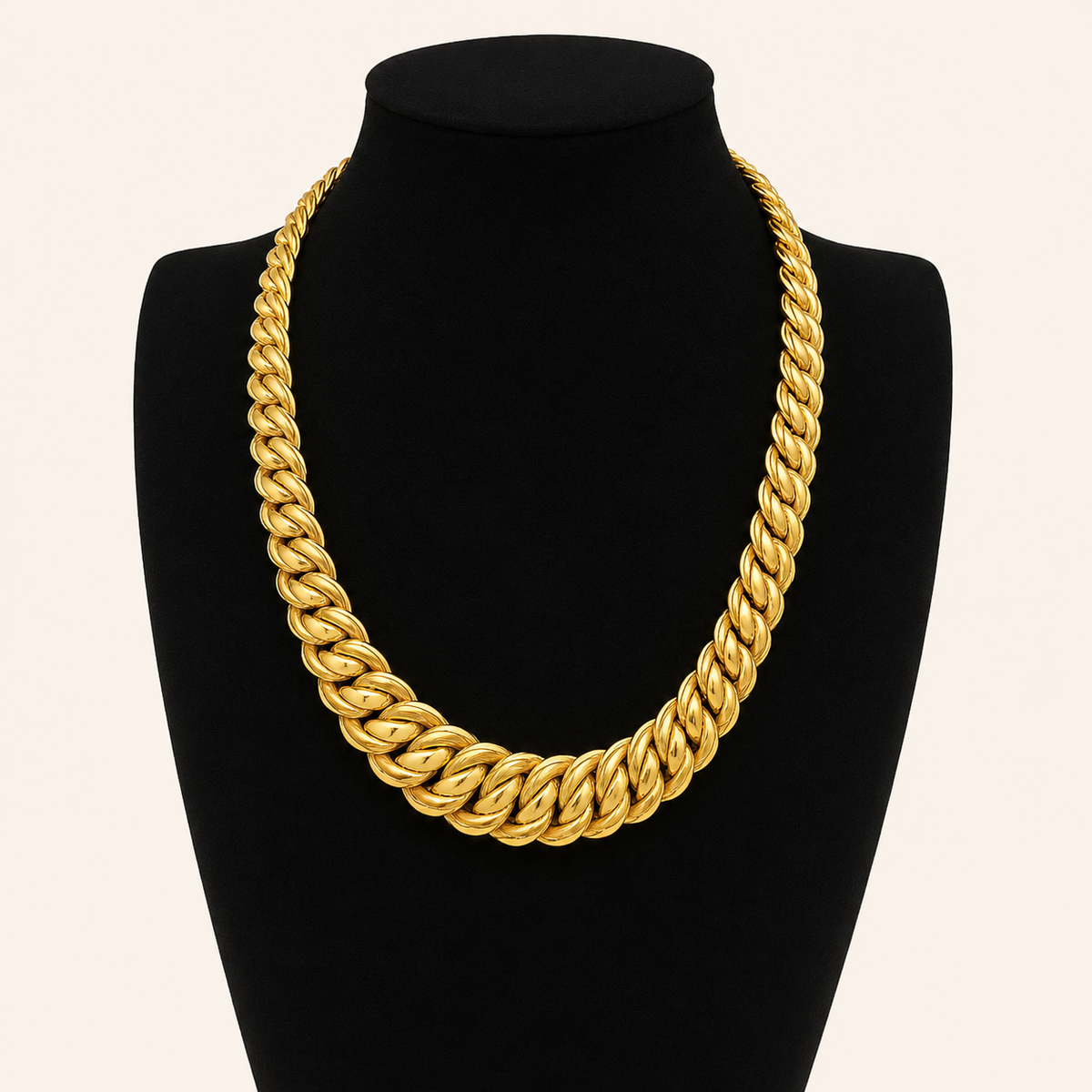 10K Gold Princess Style Necklace