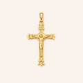 10K Gold Small Crucifix Pendant