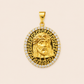 14K Yellow Gold Jesus Christ Charm