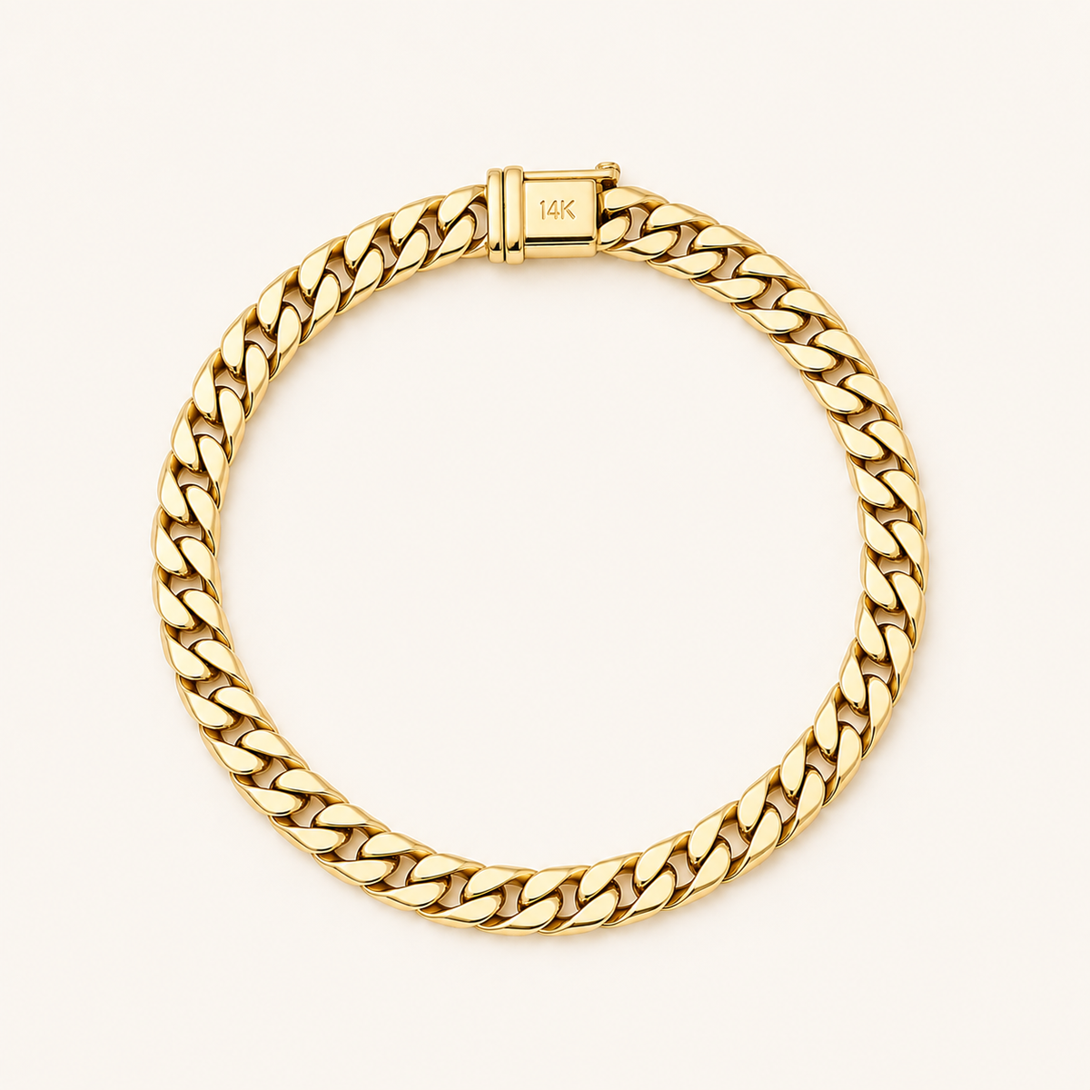 14K Solid Yellow Gold Bracelet