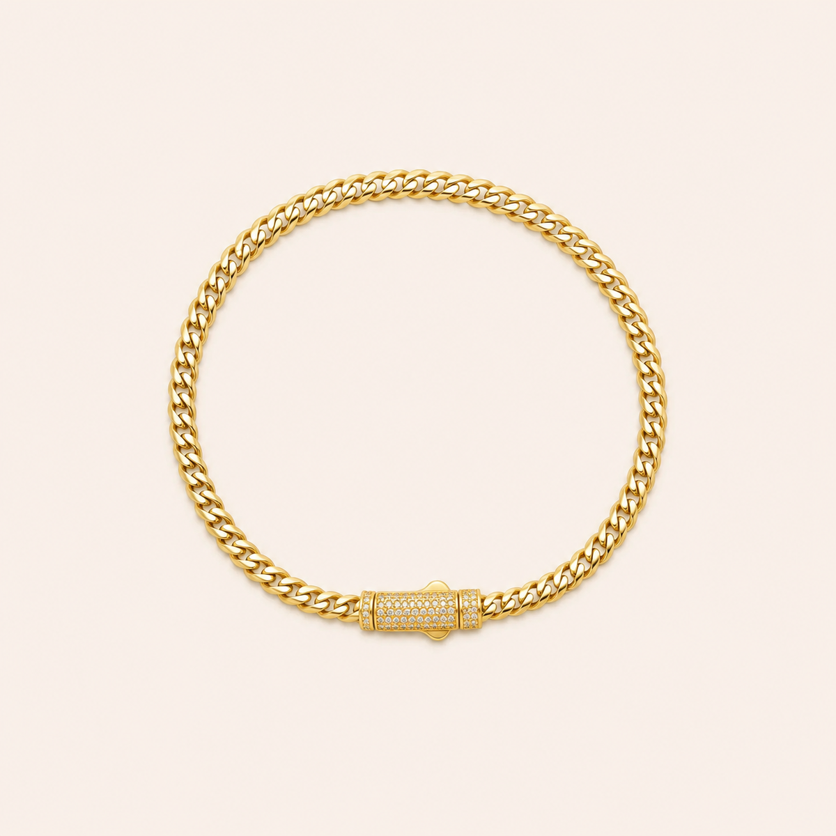 14K Gold Monaco Link Bracelet