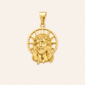 10K Gold Christ Medal