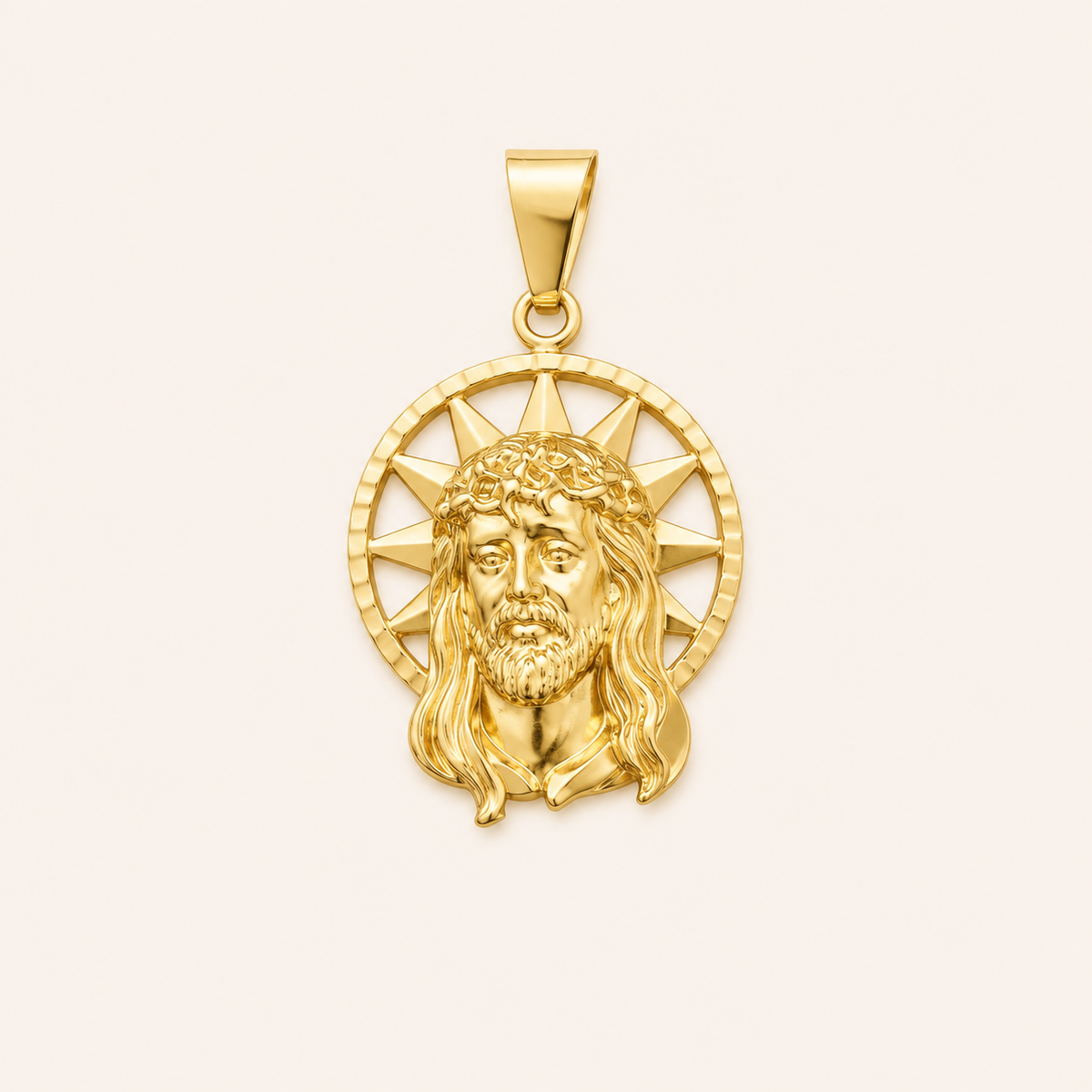 10K Gold Christ Medal